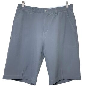 Adidas Climalite Golf Hybrid Shorts Sz 32 x 10.5" inseam Gray Grip band Bermuda